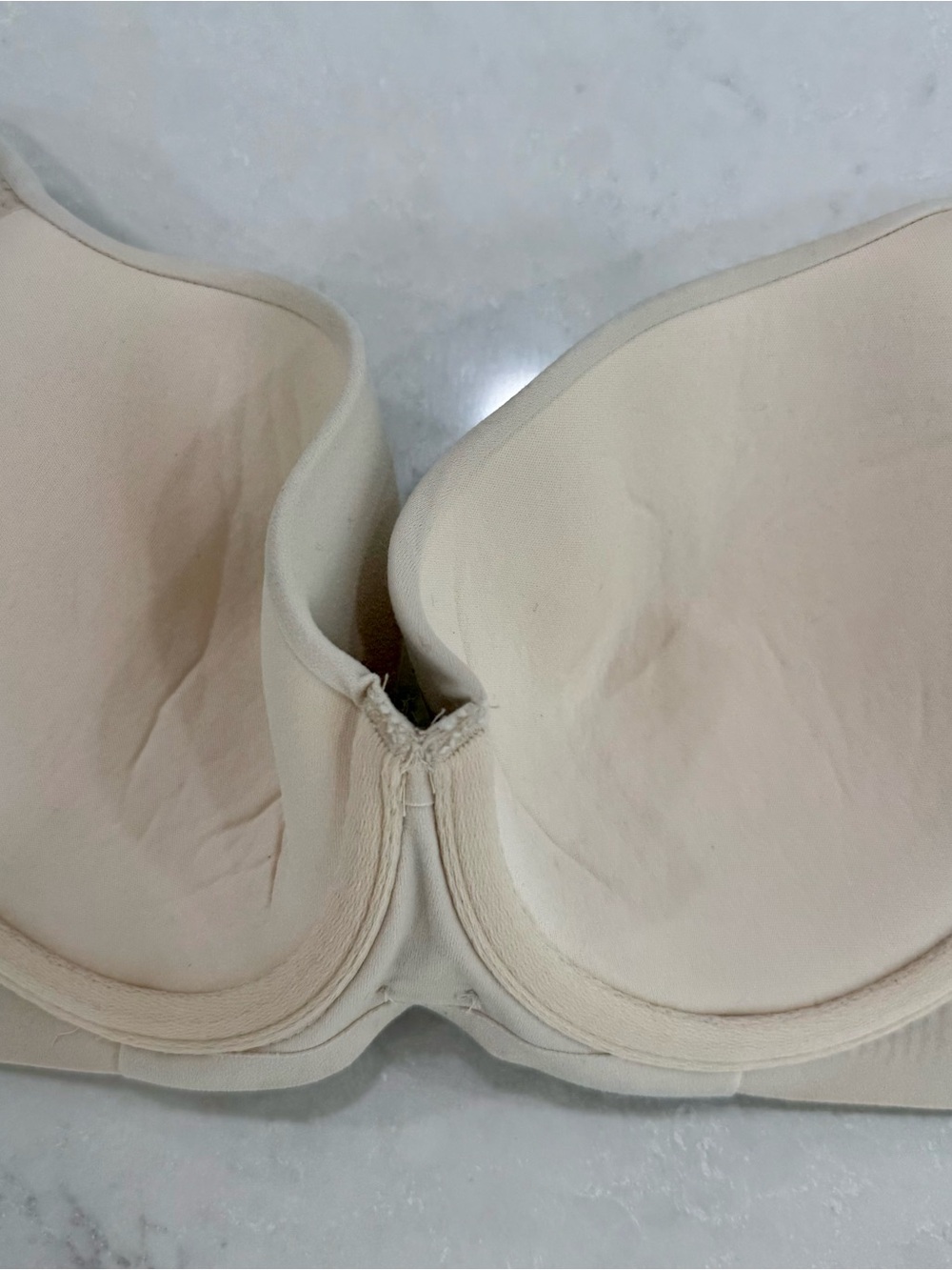 Cacique Women's Seamless Light Beige T-Shirt Bra 34D - Picture 4 of 6